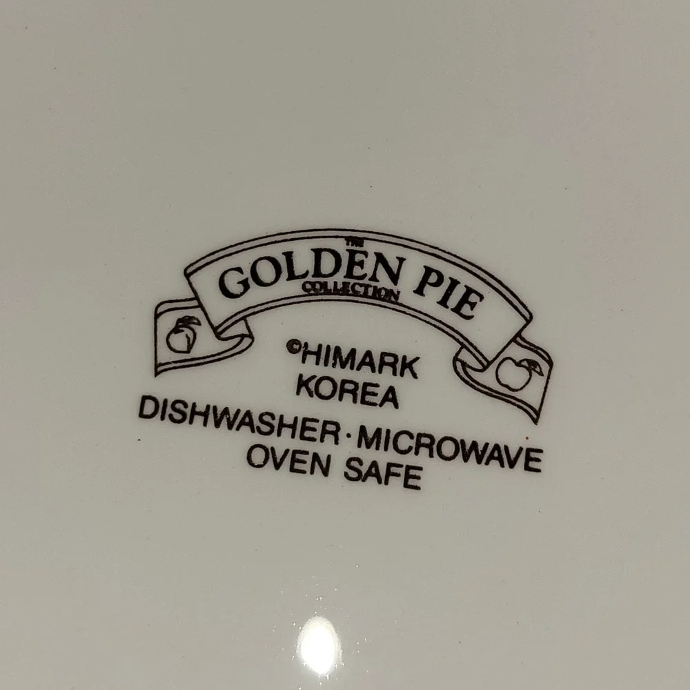 Himark Korea Golden Pie Collection Pie Plate Dish Cherry‎ Recipe